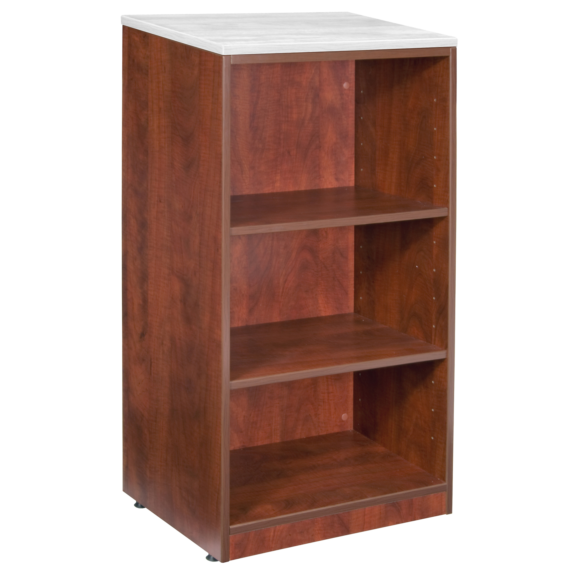 Regency Furniture Legacy Stand Up Bookcase Without Top — 41in. High, Cherry, Adjustable Shelves, Model# LBC4123CH